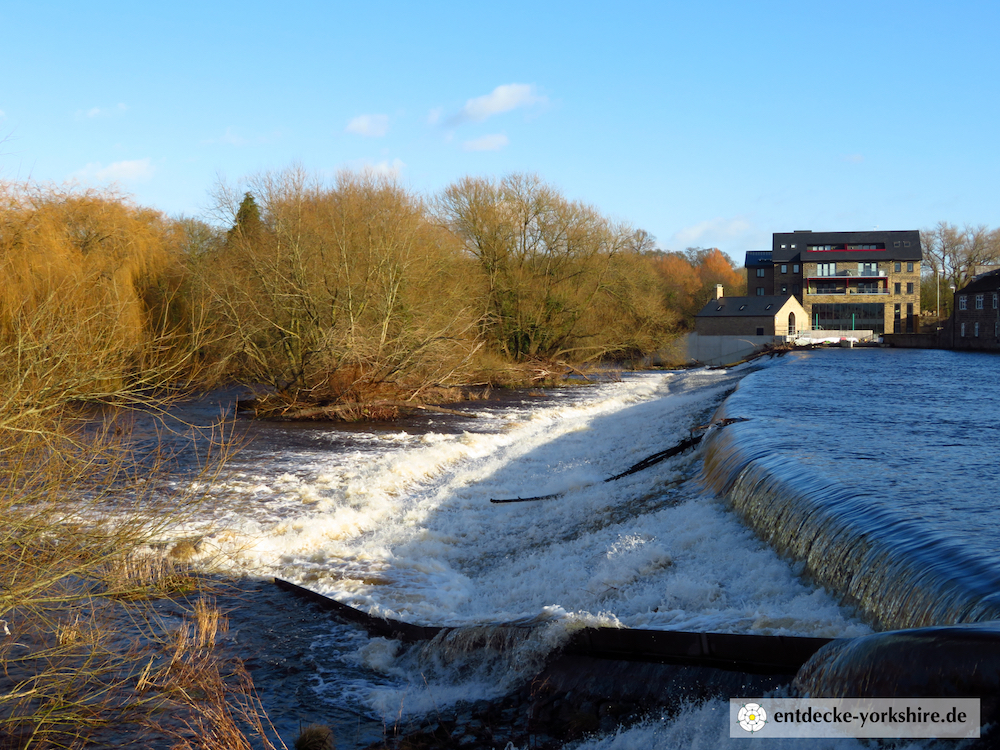 River Wharfe Wehr Otley
