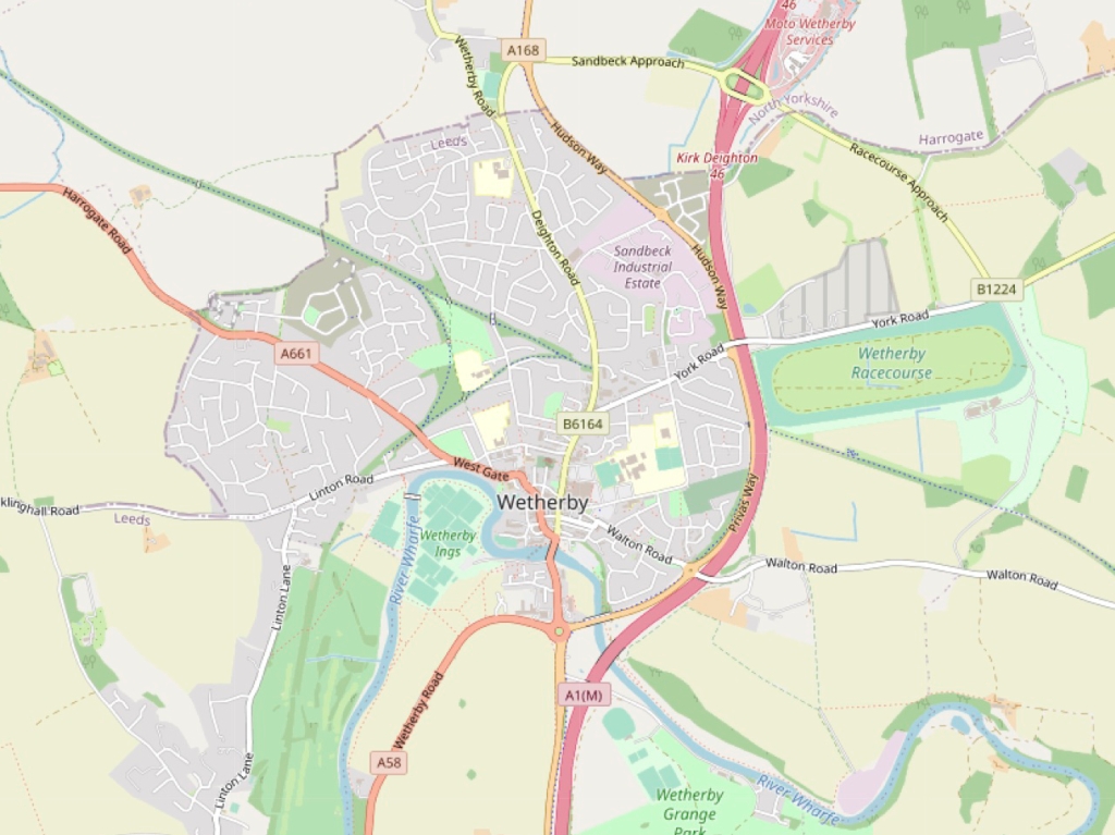 Wetherby Map ©OpenStreetMap Contributors